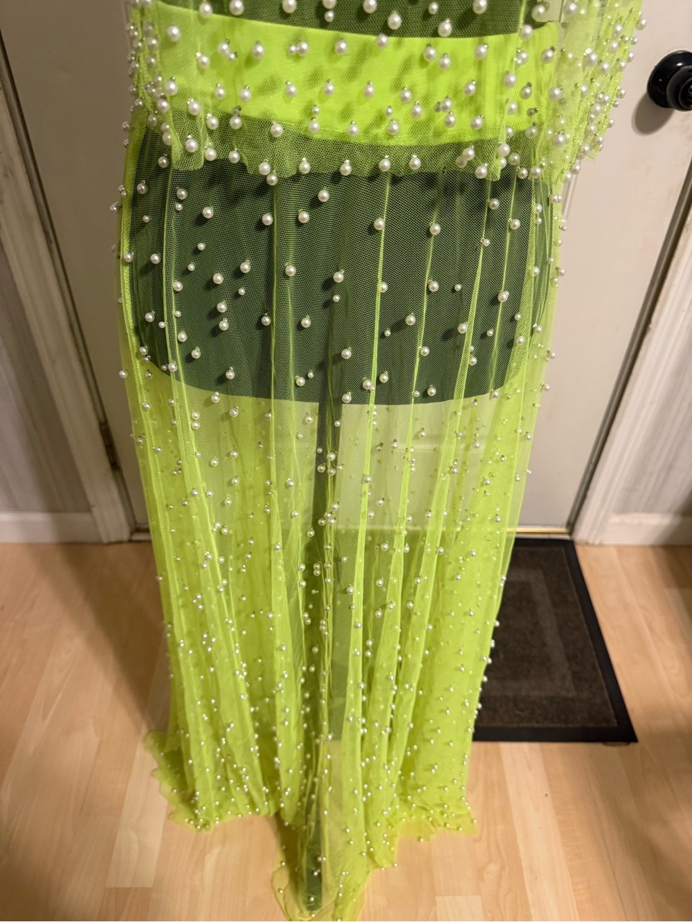 Neon Green Skirt Set - Picture 6 of 12